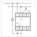 Реле времени PCZ-531LED 8А 9-30В DC IP20 2мод. 1 канал программирован. изменения уровня яркости ламп накаливания или LED лент с 9-30В DC недельный цикл установка на DIN-рейку F&F EA02.002.016
