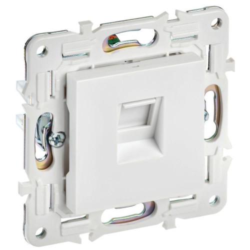 Розетка компьютерная RJ45 кат.5E SKANDY SK-K01W арктич. бел. IEK SK-K10-1-K01