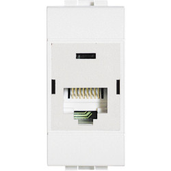 Розетка компьютерная LivingLight RJ45 кат.5E UTP 110 Leg BTC N4262C5E