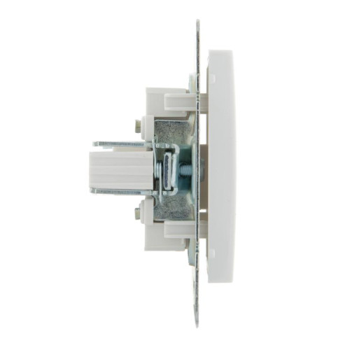 Розетка компьютерная СП Rain RJ45 16А IP20 механизм бел. LEZARD 703-0288-139