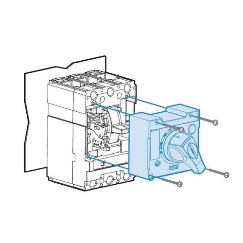 Рукоятка поворотная DH3-S TS630 LS Electric 83111173801