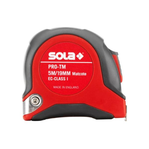 Рулетка PRO-TM 5м I класс точности SOLA 50022101