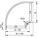 Угол для лотка горизонтальный 90град. 200х85 RB 90 820 FT OBO 7126216