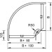 Угол для лотка горизонтальный 90град. 100х35 RB 90 310 FT OBO 7124120