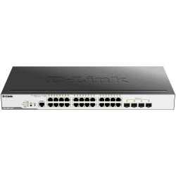 Коммутатор управляемый DGS-3000-28LP DGS-3000-28LP/B1A 24G 4SFP 24PoE 193Вт D-Link 1605765