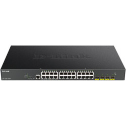 Коммутатор настраиваемый DGS-1250-28XMP DGS-1250-28XMP/A1A 24G 4SFP+ 24PoE 370Вт D-Link 1750555