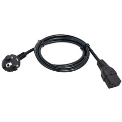 Кабель электропитания PDU 3х1.5 2М C19-Schuko ITK PC-C19D-2M