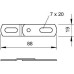 Соединитель для лотка шарнирный SV DD 86х23 OBO 6066941