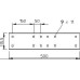 Комплект соединительный для лотка H110 WRVL 110 FT (болт+шайба+гайка) OBO 6091180