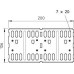 Комплект соединительный продольн. для лотка H110 RLVL 110 FT (болт+шайба+гайка) OBO 6067913