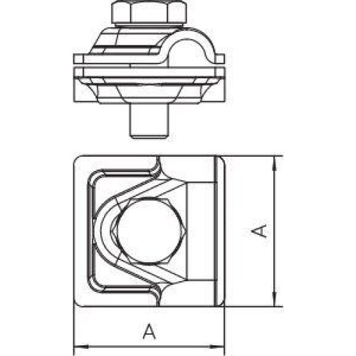 Соединитель для быстр. монтажа d8-10 Vario 249 8-10 VA OBO 5311551