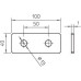 Пластина соединительная 100х40х5 GMS 2 VP FT OBO 1124645