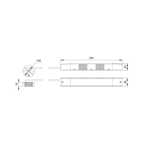 Светильник аварийный BS-OKO-81-L1-INEXI2 Black Белый свет a22791