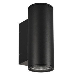 Светильник светодиодный LGD-FORMA-WALL-TWIN-R90-2х12W Warm3000 BK 44 deg IP54 230В метал. Arlight 037253