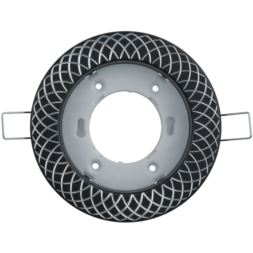 Светильник 93 075 NGX-R11-004-GX53 Сетка черн. хром. серебр. Navigator 93075