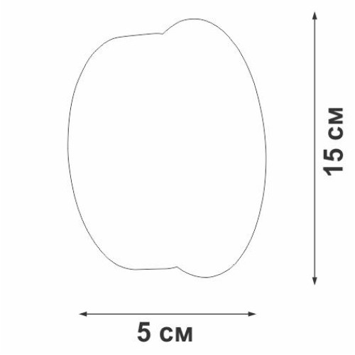 Светильник светодиодный LED 8Вт 3900-4200К 372лм Vitaluce V46740-1/1A