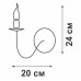 Светильник настенный 1xE14 макс. 40Вт Vitaluce V3295/1A