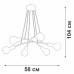 Люстра 6xE27 макс. 40Вт Vitaluce V4989-1/6S