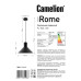 Светильник подвесной PL-602L C02 Rome 1х E27 40Вт 230 черн. Camelion 14557