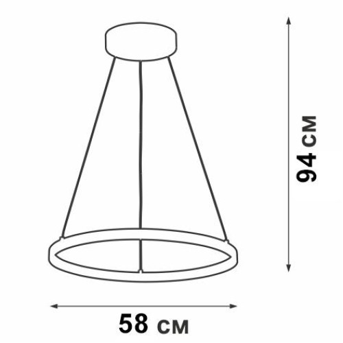 Светильник светодиодный LED 40Вт 3000К 2000лм Vitaluce V04601-13/1S