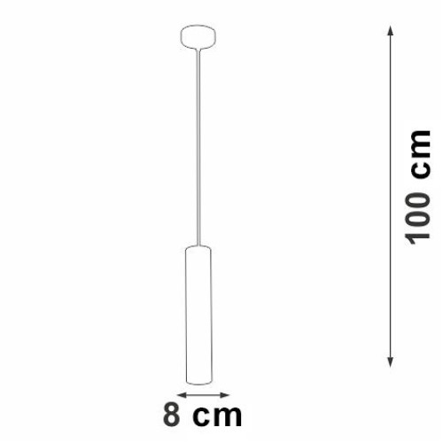 Подвес 1хGU10 макс. 35Вт 30 Vitaluce V46400-8/1S