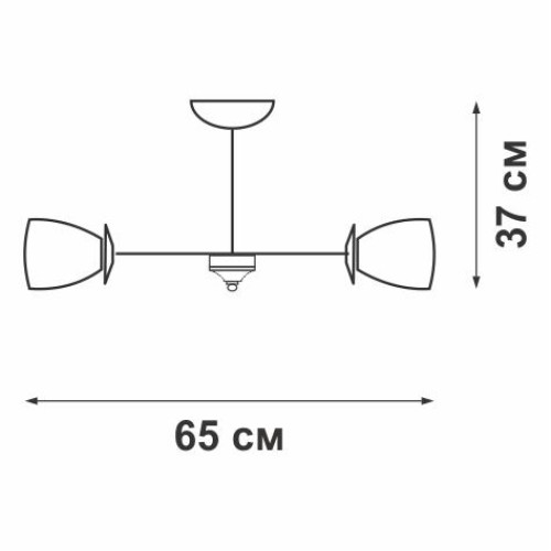 Люстра 3хE27 макс. 60Вт Vitaluce V3729-7/3PL