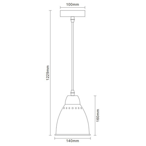 Светильник PL-430S-1 С02 подвес. LOFT 1хE27 60Вт 230В черн. Camelion 13081