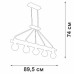 Люстра 5xE27 макс. 40Вт Vitaluce V3976-1/5PL