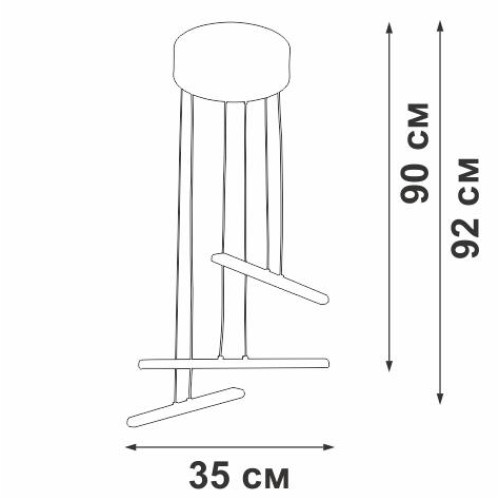 Светильник светодиодный LED 20Вт 3900-4200К 1200лм Vitaluce V3046-0/3S