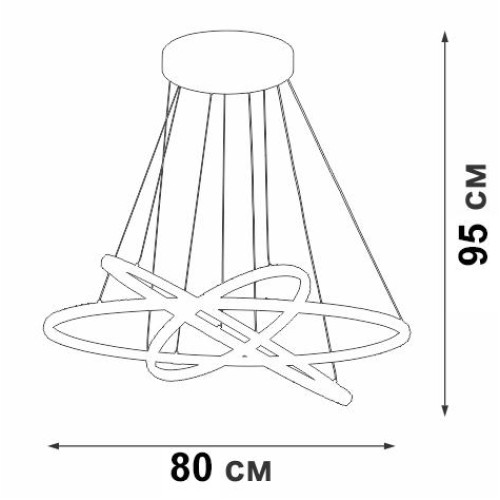 Светильник светодиодный LED 110Вт 3000К Vitaluce V04628-13/3S