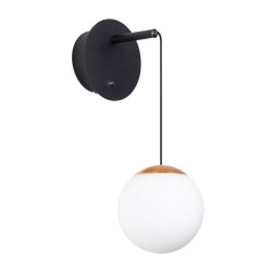 Светильник SP-BEADS-WALL-HANG-R130-6W Warm3000 (BK-GD 180 deg 230В) (IP20 металл) Arlight 035373