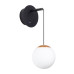 Светильник SP-BEADS-WALL-HANG-R130-6W Warm3000 (BK-GD 180 deg 230В) (IP20 металл) Arlight 035373