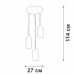 Люстра 3хE27 макс. 40Вт Vitaluce V3787-1/3S