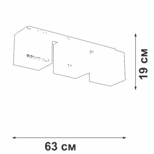 Люстра 3xE27 макс. 40Вт Vitaluce V2879-1/3PL