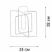 Люстра 1xE27 макс. 40Вт Vitaluce V3793-8/1PL