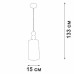 Подвес 1xE27 макс. 40Вт Vitaluce V2892-0/1S