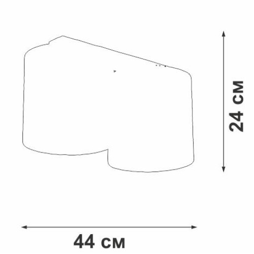 Люстра 2xE27 макс. 40Вт Vitaluce V2881-1/2PL