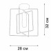 Люстра 1xE27 макс. 40Вт Vitaluce V3793-0/1PL