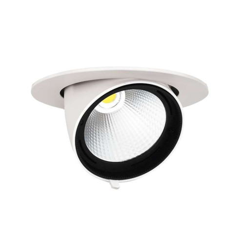 Светильник светодиодный PLED DL4 WH Downlight 40Вт 4000К IP40 24град. ДВО встраив. поворотн. Pro+ JazzWay 5021921