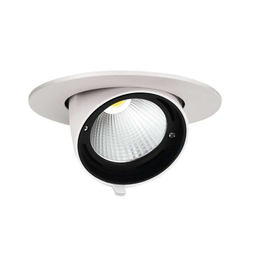 Светильник светодиодный PLED DL4 WH Downlight 30Вт 4000К IP40 24град. ДВО встраив. поворотн. Pro+ JazzWay 5021907