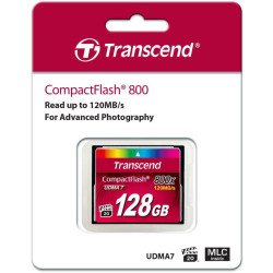 Карта памяти TS128GCF800 128GB Compact Flash 800x Transcend 1000513713