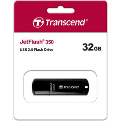 Флеш-накопитель TS32GJF350 32GB JetFlash 350 (Black) USB 2.0 Transcend 1000501692