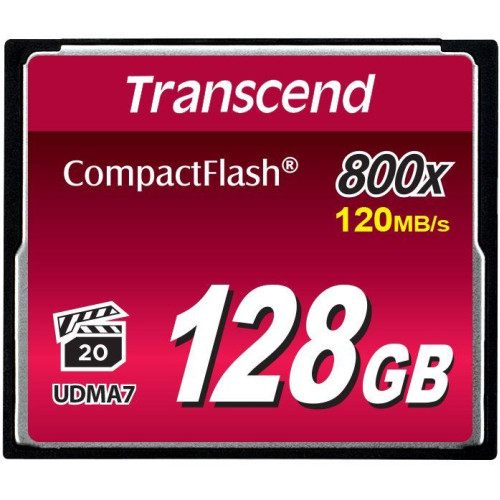 Карта памяти TS128GCF800 128GB Compact Flash 800x Transcend 1000513713