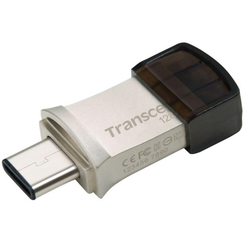 Флеш-накопитель TS128GJF890S 128GB JetFlash 890 USB 3.1 OTG Transcend 1000551422