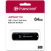 Флеш-накопитель TS64GJF750K 64GB JETFLASH 750 black Transcend 1000501729