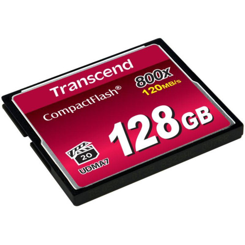 Карта памяти TS128GCF800 128GB Compact Flash 800x Transcend 1000513713