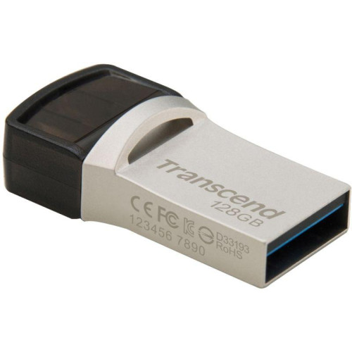 Флеш-накопитель TS128GJF890S 128GB JetFlash 890 USB 3.1 OTG Transcend 1000551422