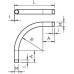 Дуга для трубы M20х1.5 SBNM20 FT гор. цинк. OBO 2046787