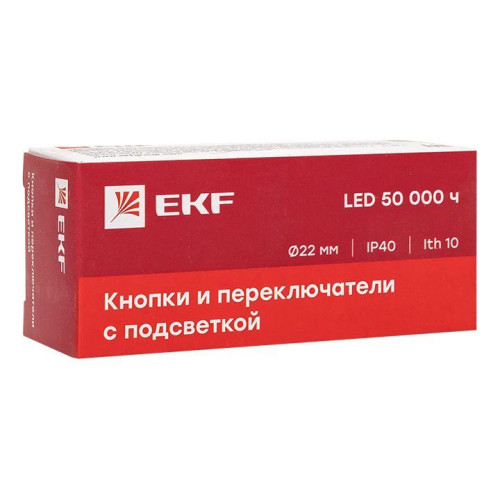 Переключатель BD21 2P с син. подсветкой 230В NO PROxima EKF xb2-bk21-b-230