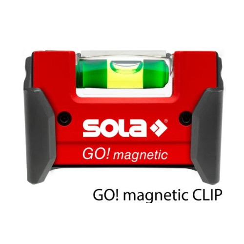 Уровень компактный магнитный GO! Magnetic 1 глазок точн. 0.75мм/м SOLA 01621101